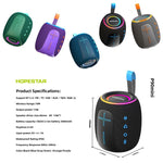 Altifalante Bluetooth Mini HOPESTAR P90 15W Outdoor IPX6 à Prova de Água