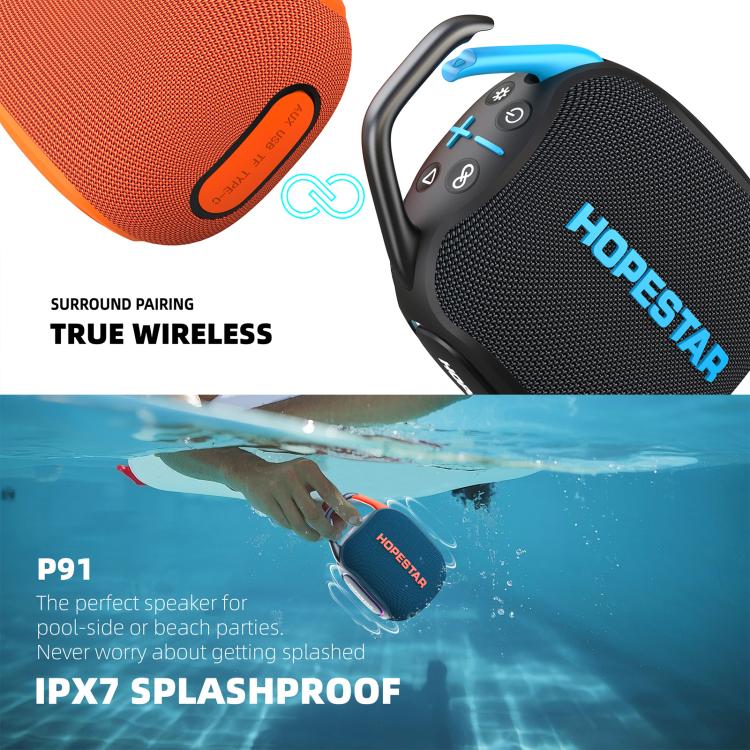 Altifalante Bluetooth HOPESTAR P91 15W Outdoor IPX7 à Prova de Água