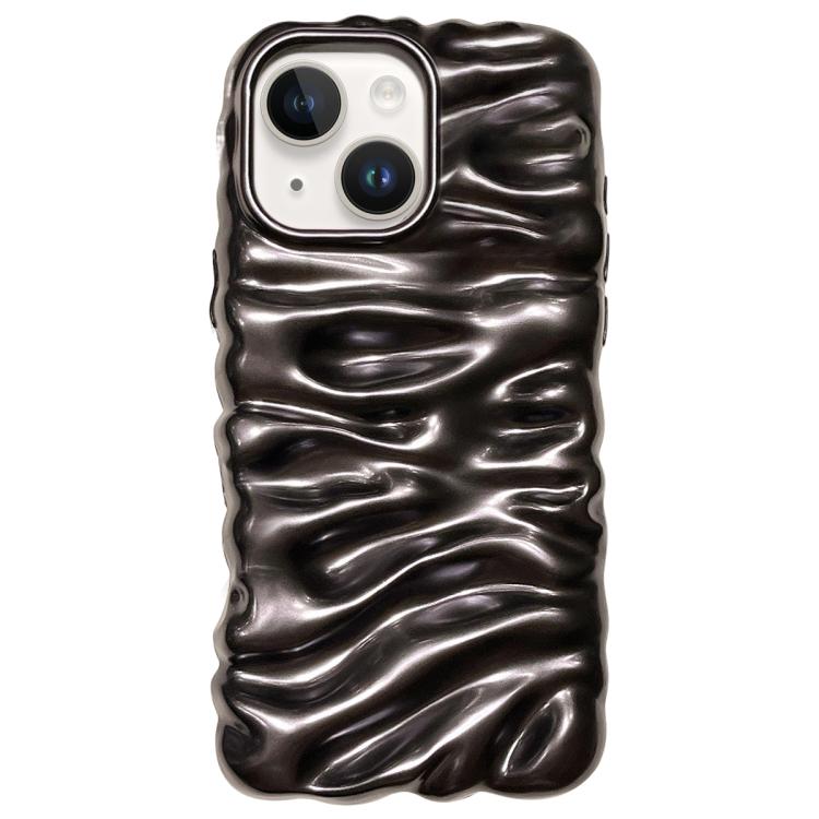 Cream Texture Electroplating TPU Full Coverage Phone Case, For iPhone 14 Pro, For iPhone 14 Pro Max, For iPhone 13