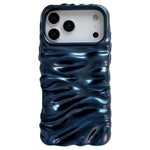 Capa de telemóvel em TPU com textura creme e eletrochapado de cobertura total, para iPhone 17, para iPhone 16 Pro Max