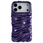 Capa de telemóvel em TPU com textura creme e eletrochapado de cobertura total, para iPhone 17, para iPhone 16 Pro Max
