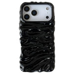 Capa de telemóvel em TPU com textura creme e eletrochapado de cobertura total, para iPhone 17, para iPhone 16 Pro Max