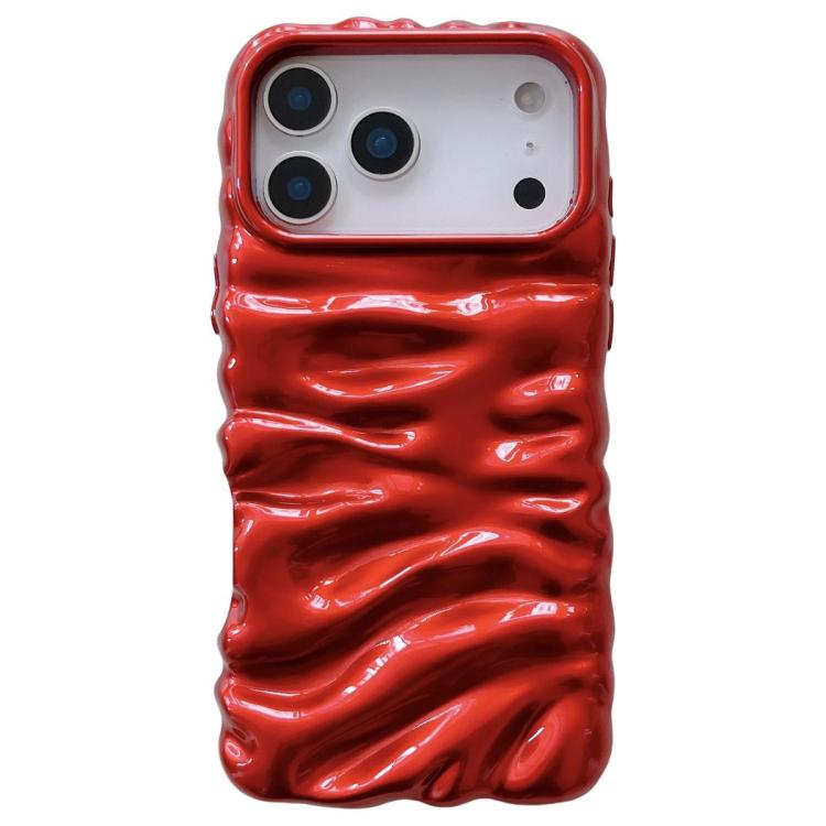 Capa de telemóvel em TPU com textura creme e eletrochapado de cobertura total, para iPhone 17, para iPhone 16 Pro Max