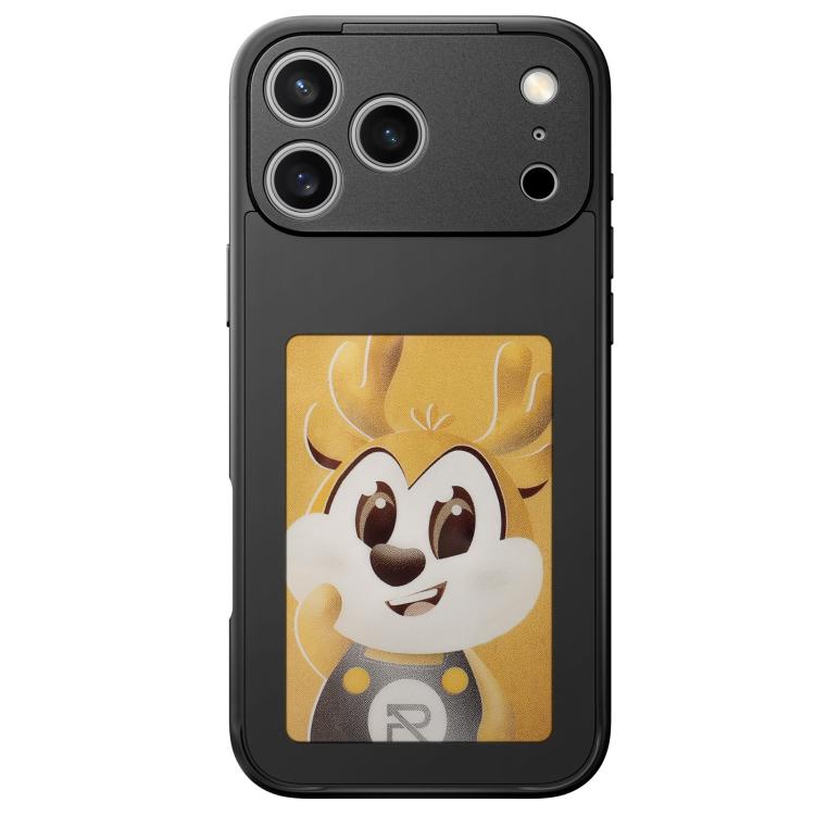 Capa de telemóvel DIY NFC com ecrã de tinta eletrónica a quatro cores, para iPhone 17 Pro Max, para iPhone 17 Pro