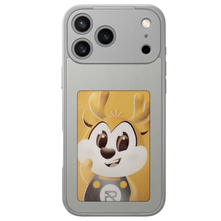Capa de telemóvel DIY NFC com ecrã de tinta eletrónica a quatro cores, para iPhone 17 Pro Max, para iPhone 17 Pro