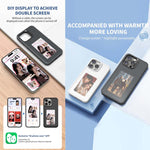 Capa de telemóvel DIY NFC com ecrã de tinta eletrónica a quatro cores, para iPhone 17 Pro Max, para iPhone 17 Pro