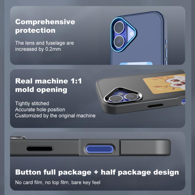Capa de telemóvel DIY NFC com ecrã de tinta eletrónica a quatro cores, para iPhone 17 Pro Max, para iPhone 17 Pro