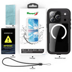 Capa de Telemóvel RedPepper IP68 à Prova de Água e Tripla Proteção MagSafe, Para iPhone 17 Pro Max, Para iPhone 17 Pro, Para iPhone Air