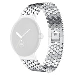 Pulseira de Relógio Metálica com Textura de Escamas de Peixe xDfind, para Google Pixel Watch 4 / Watch 3 45mm, para Google Pixel Watch 4 / 3 / 2 / 1 41mm