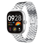 xDfind Fish Scale Texture Metal Watch Band, For Xiaomi Band 10 Pro/9 Pro/Redmi Watch 6/5, For Redmi Watch 3 Active / Watch 3 Lite, For Redmi Watch 3