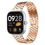 xDfind Fish Scale Texture Metal Watch Band, For Xiaomi Band 10 Pro/9 Pro/Redmi Watch 6/5, For Redmi Watch 3 Active / Watch 3 Lite, For Redmi Watch 3