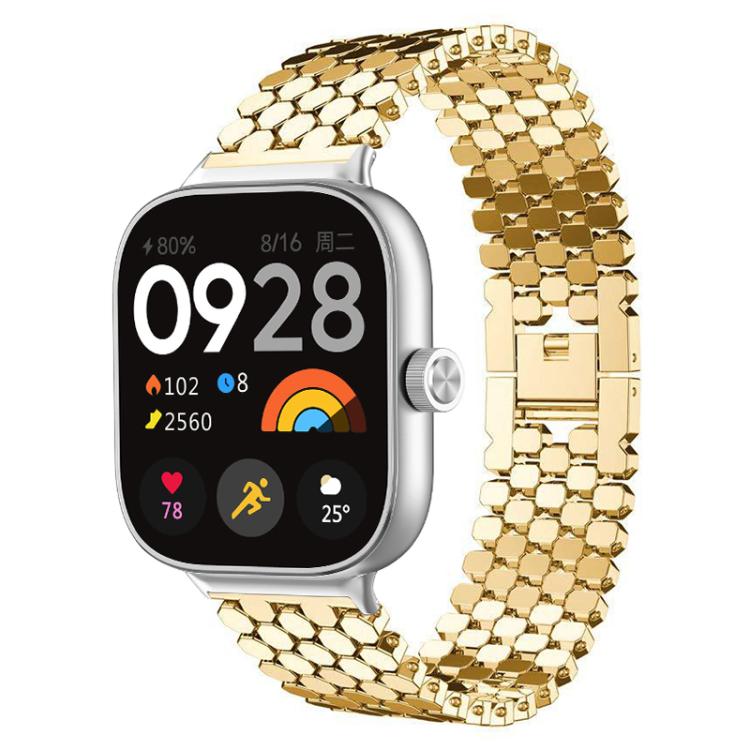 xDfind Fish Scale Texture Metal Watch Band, For Xiaomi Band 10 Pro/9 Pro/Redmi Watch 6/5, For Redmi Watch 3 Active / Watch 3 Lite, For Redmi Watch 3