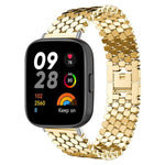 xDfind Fish Scale Texture Metal Watch Band, For Xiaomi Band 10 Pro/9 Pro/Redmi Watch 6/5, For Redmi Watch 3 Active / Watch 3 Lite, For Redmi Watch 3