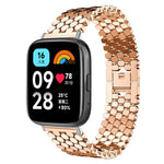 xDfind Fish Scale Texture Metal Watch Band, For Xiaomi Band 10 Pro/9 Pro/Redmi Watch 6/5, For Redmi Watch 3 Active / Watch 3 Lite, For Redmi Watch 3