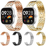 xDfind Fish Scale Texture Metal Watch Band, For Xiaomi Band 10 Pro/9 Pro/Redmi Watch 6/5, For Redmi Watch 3 Active / Watch 3 Lite, For Redmi Watch 3