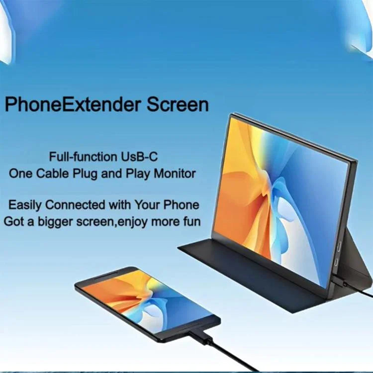 Monitor Portátil IPS de 10,5 polegadas P105A01D com HD / Extensão Type-C, Ficha US, 10,5 polegadas
