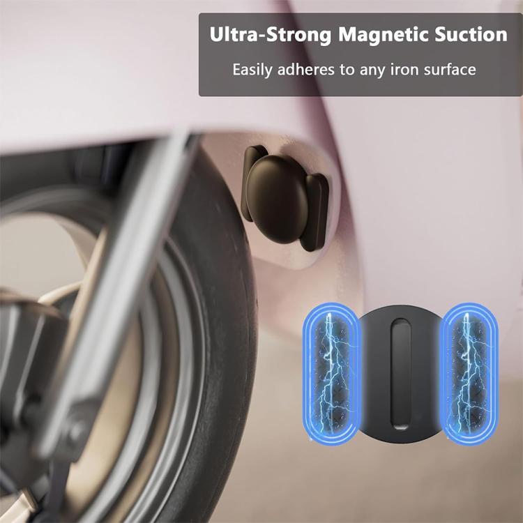 Capa Protetora de Silicone para Rastreador Magnético de Motocicletas Elétricas xDfind, Para AirTag 2ª Geração / AirTag 1ª Geração