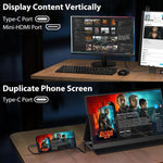 Monitor Portátil 16,1 polegadas 2.5K 144Hz Ecrã Estendido, 16,1 polegadas 2.5K 144Hz