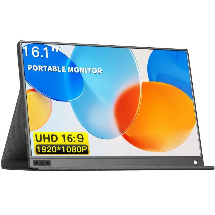 Monitor Portátil para Jogos 16,1 polegadas 1080P Ecrã Estendido, 16,1 polegadas 1080P