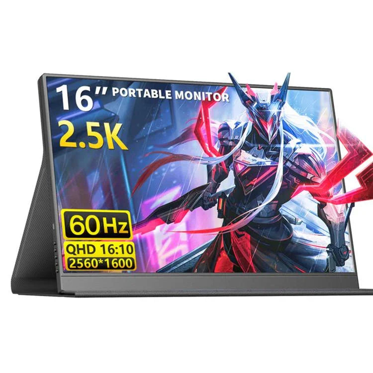 Monitor Portátil para Jogos 16 polegadas 2.5K Ecrã Estendido 60Hz, 16 polegadas 2.5K 60Hz