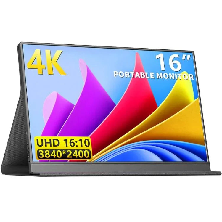 Monitor Portátil para Jogos 16 polegadas 4K Ecrã Estendido, 16 polegadas 4K
