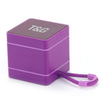 Altifalante Bluetooth Sem Fios Portátil Outdoor T&G TG687 Magic Cube TWS Subwoofer, TG687