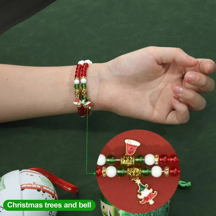 Correia de Relógio com Corrente de Contas de Natal de Largura 14mm, Para Apple Watch 46mm / 49mm / 45mm / 44mm, Para Apple Watch 42mm / 41mm / 40mm / 38mm