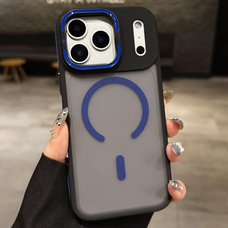 Capa de telemóvel magnética MagSafe com suporte para lente em metal fosco com sensação de pele, para iPhone 17 Pro Max, para iPhone 17 Pro, para iPhone 17, para iPhone Air, para iPhone 16 Pro Max, para iPhone 16 Pro