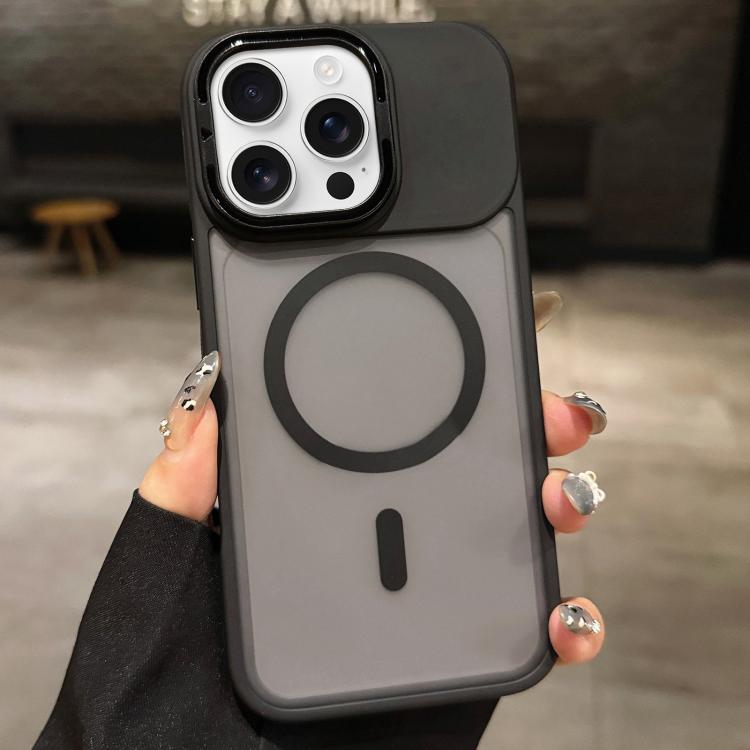 Capa de telemóvel magnética MagSafe com suporte para lente em metal fosco com sensação de pele, para iPhone 17 Pro Max, para iPhone 17 Pro, para iPhone 17, para iPhone Air, para iPhone 16 Pro Max, para iPhone 16 Pro