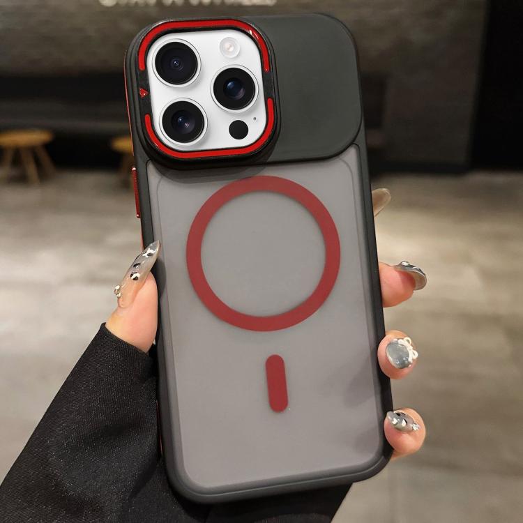 Capa de telemóvel magnética MagSafe com suporte para lente em metal fosco com sensação de pele, para iPhone 17 Pro Max, para iPhone 17 Pro, para iPhone 17, para iPhone Air, para iPhone 16 Pro Max, para iPhone 16 Pro