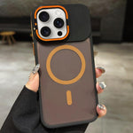 Suporte para Lentes em Metal Fosco Skin Feel MagSafe, Capa Magnética para Telemóvel, Para iPhone 16 Plus, Para iPhone 16, Para iPhone 15 Pro Max, Para iPhone 15 Pro, Para iPhone 15, Para iPhone 14
