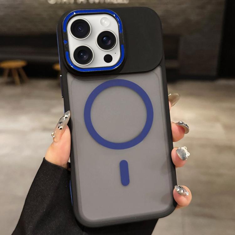Suporte para Lentes em Metal Fosco Skin Feel MagSafe, Capa Magnética para Telemóvel, Para iPhone 16 Plus, Para iPhone 16, Para iPhone 15 Pro Max, Para iPhone 15 Pro, Para iPhone 15, Para iPhone 14