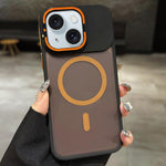 Suporte para Lentes em Metal Fosco Skin Feel MagSafe, Capa Magnética para Telemóvel, Para iPhone 16 Plus, Para iPhone 16, Para iPhone 15 Pro Max, Para iPhone 15 Pro, Para iPhone 15, Para iPhone 14