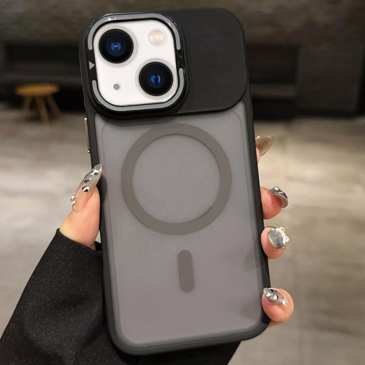 Suporte para Lentes em Metal Fosco Skin Feel MagSafe, Capa Magnética para Telemóvel, Para iPhone 16 Plus, Para iPhone 16, Para iPhone 15 Pro Max, Para iPhone 15 Pro, Para iPhone 15, Para iPhone 14