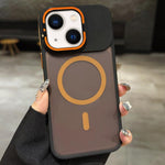 Suporte para Lentes em Metal Fosco Skin Feel MagSafe, Capa Magnética para Telemóvel, Para iPhone 16 Plus, Para iPhone 16, Para iPhone 15 Pro Max, Para iPhone 15 Pro, Para iPhone 15, Para iPhone 14