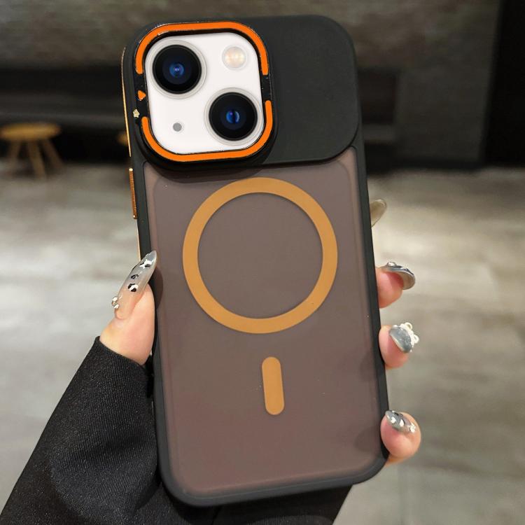 Suporte para Lentes em Metal Fosco Skin Feel MagSafe, Capa Magnética para Telemóvel, Para iPhone 16 Plus, Para iPhone 16, Para iPhone 15 Pro Max, Para iPhone 15 Pro, Para iPhone 15, Para iPhone 14