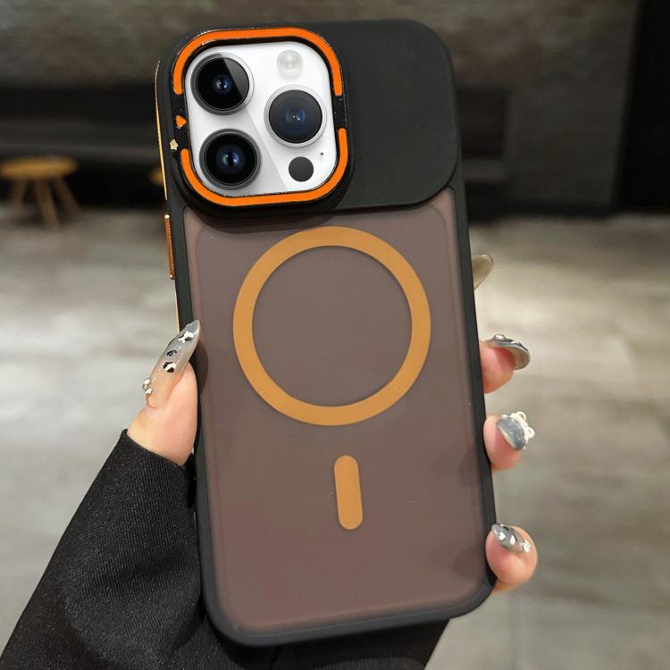 Skin Feel Frosted Metal Lens Holder MagSafe Magnetic Phone Case, For iPhone 12 Pro Max, For iPhone 12 Pro, For iPhone 11