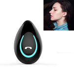 Auriculares Bluetooth V5.0 Ultra-leves com Gancho para orelha YX08, Auscultadores Estéreo com Microfone, Único
