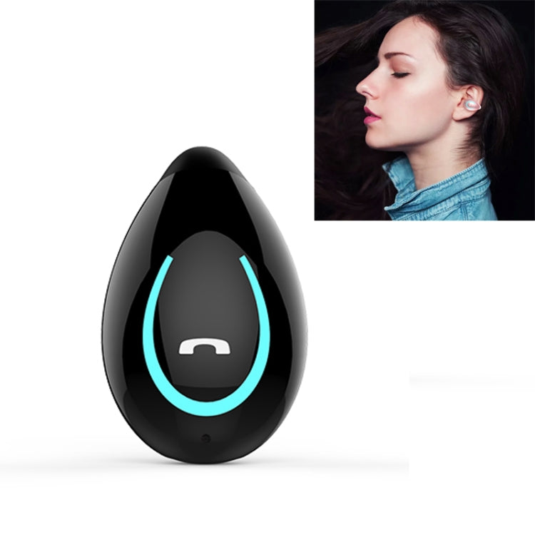 Auriculares Bluetooth V5.0 Ultra-leves com Gancho para orelha YX08, Auscultadores Estéreo com Microfone, Único
