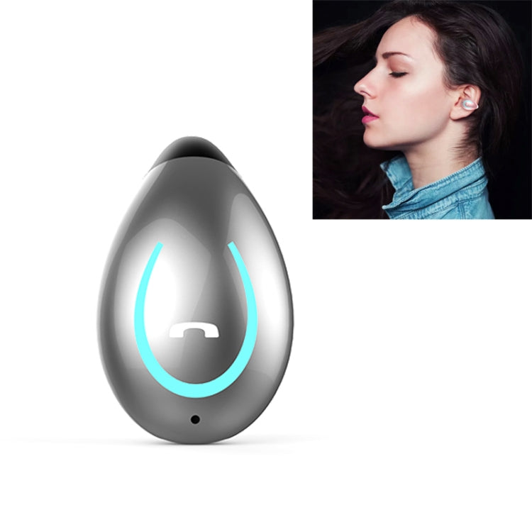 Auriculares Bluetooth V5.0 Ultra-leves com Gancho para orelha YX08, Auscultadores Estéreo com Microfone, Único