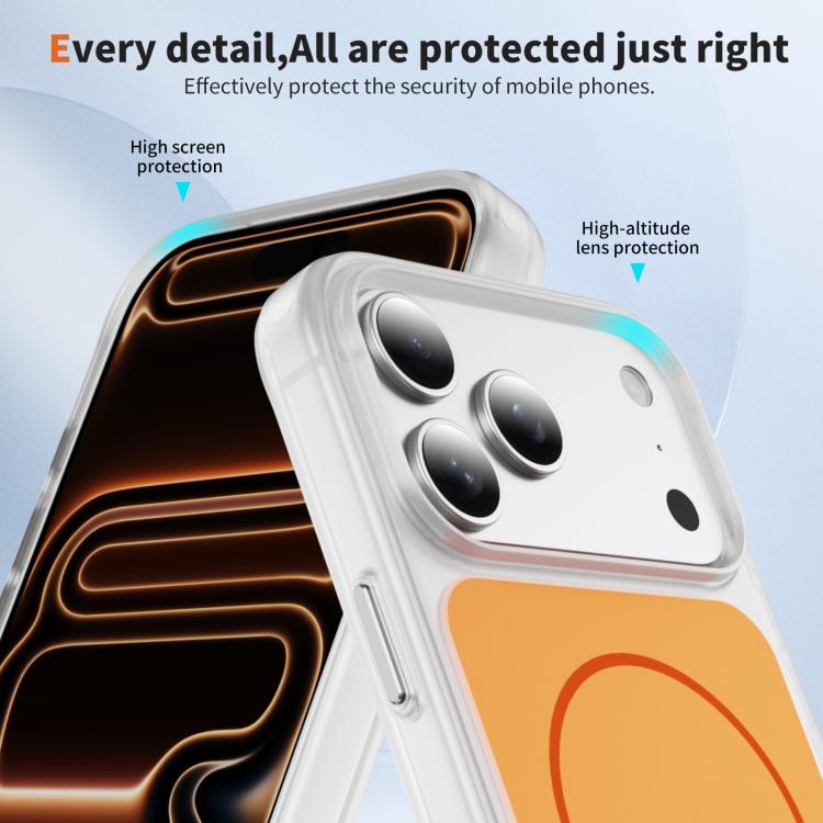 Capa de Telemóvel Magnética MagSafe Skin Feel Cristal Fosco, Para iPhone 17 Pro Max, Para iPhone 17 Pro, Para iPhone 17, Para iPhone Air