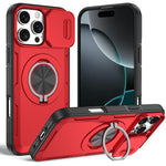 Capa de telemóvel MagSafe com suporte rotativo Camshield, para iPhone 17 Pro Max, para iPhone 17 Pro, para iPhone 16 Pro Max, para iPhone 16 Pro, para iPhone 16 Plus, para iPhone 16, para iPhone 15 Pro Max, para iPhone 15 Pro