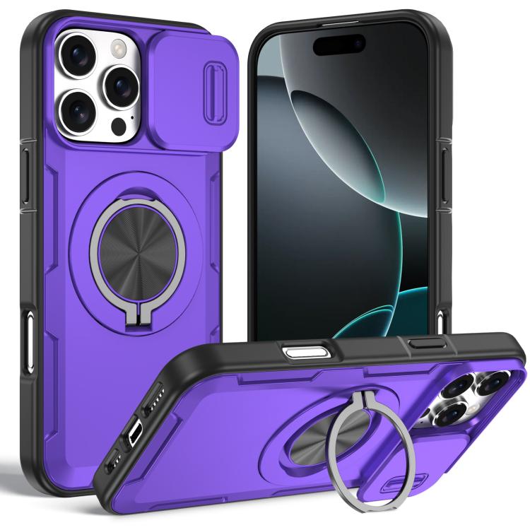Capa de telemóvel MagSafe com suporte rotativo Camshield, para iPhone 17 Pro Max, para iPhone 17 Pro, para iPhone 16 Pro Max, para iPhone 16 Pro, para iPhone 16 Plus, para iPhone 16, para iPhone 15 Pro Max, para iPhone 15 Pro