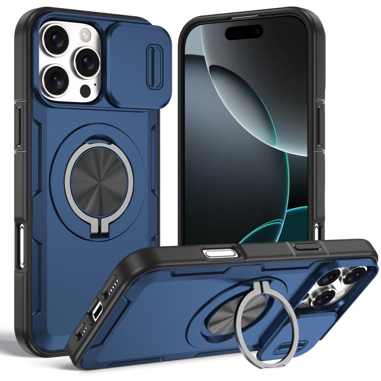 Capa de telemóvel MagSafe com suporte rotativo Camshield, para iPhone 17 Pro Max, para iPhone 17 Pro, para iPhone 16 Pro Max, para iPhone 16 Pro, para iPhone 16 Plus, para iPhone 16, para iPhone 15 Pro Max, para iPhone 15 Pro