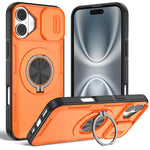 Capa de telemóvel MagSafe com suporte rotativo Camshield, para iPhone 17 Pro Max, para iPhone 17 Pro, para iPhone 16 Pro Max, para iPhone 16 Pro, para iPhone 16 Plus, para iPhone 16, para iPhone 15 Pro Max, para iPhone 15 Pro