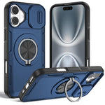 Capa de telemóvel MagSafe com suporte rotativo Camshield, para iPhone 17 Pro Max, para iPhone 17 Pro, para iPhone 16 Pro Max, para iPhone 16 Pro, para iPhone 16 Plus, para iPhone 16, para iPhone 15 Pro Max, para iPhone 15 Pro