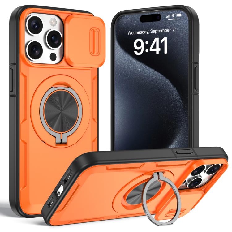 Capa de telemóvel MagSafe com suporte rotativo Camshield, para iPhone 17 Pro Max, para iPhone 17 Pro, para iPhone 16 Pro Max, para iPhone 16 Pro, para iPhone 16 Plus, para iPhone 16, para iPhone 15 Pro Max, para iPhone 15 Pro