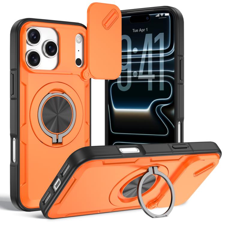 Capa de telemóvel MagSafe com suporte rotativo Camshield, para iPhone 17 Pro Max, para iPhone 17 Pro, para iPhone 16 Pro Max, para iPhone 16 Pro, para iPhone 16 Plus, para iPhone 16, para iPhone 15 Pro Max, para iPhone 15 Pro