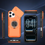 Capa de telemóvel MagSafe com suporte rotativo Camshield, para iPhone 17 Pro Max, para iPhone 17 Pro, para iPhone 16 Pro Max, para iPhone 16 Pro, para iPhone 16 Plus, para iPhone 16, para iPhone 15 Pro Max, para iPhone 15 Pro