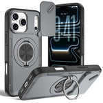 Capa de telemóvel MagSafe com suporte rotativo Camshield, para iPhone 17 Pro Max, para iPhone 17 Pro, para iPhone 16 Pro Max, para iPhone 16 Pro, para iPhone 16 Plus, para iPhone 16, para iPhone 15 Pro Max, para iPhone 15 Pro